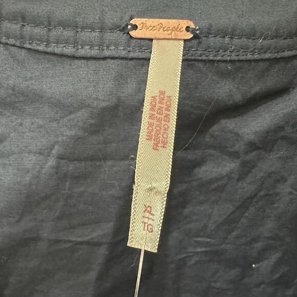 NEW FREE PEOPLE BLUE WHITE SAIL AWAY WITH ME TOP SZ X-Large NWT - Picture 5 of 7